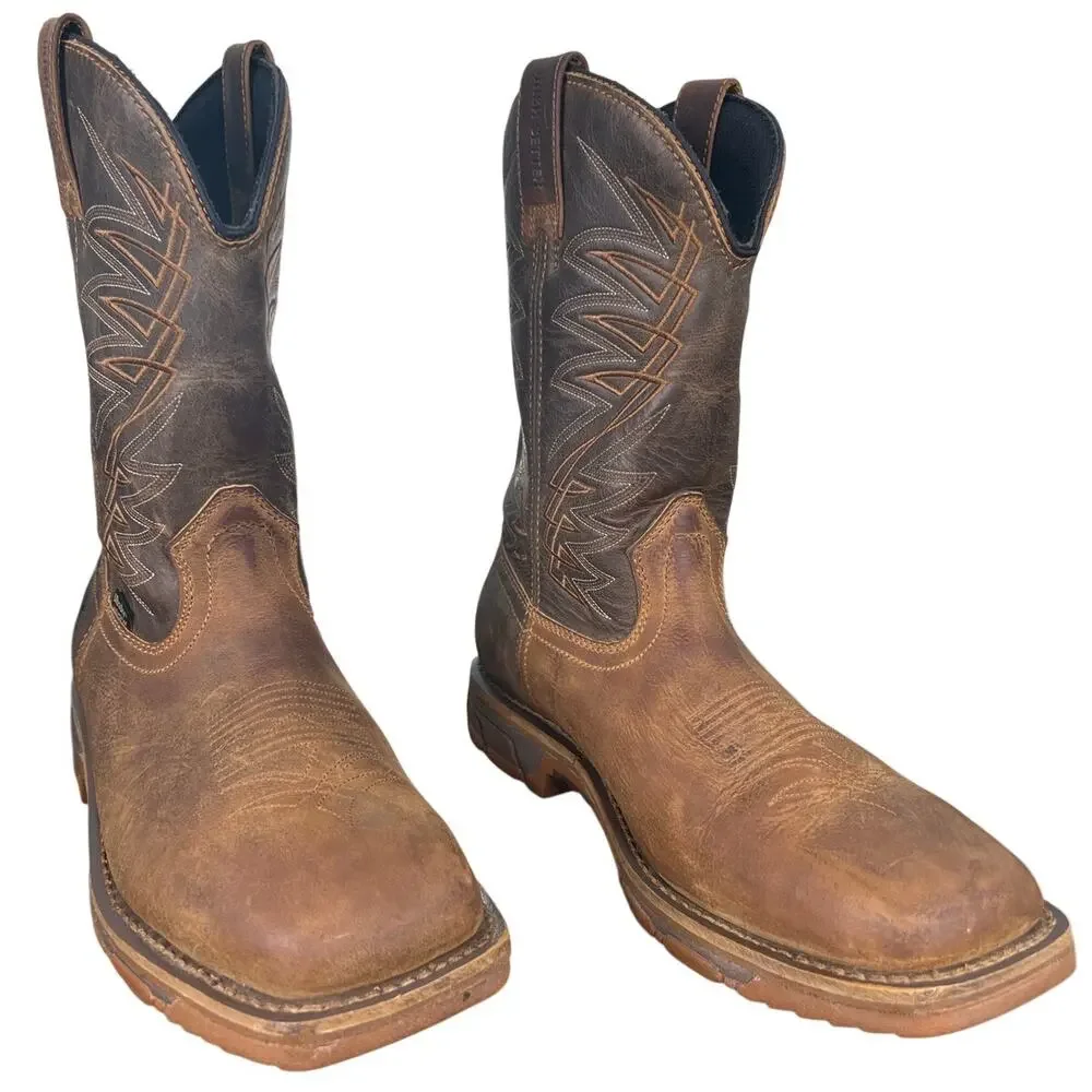 Irish Setter By Red Wing Marshall Brown Steel Toe Western Work Boot Size 9 E2